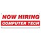 Signmission Now Hiring Computer Tech Banner Apply Inside Accepting Application Single Sided B-30218 - alternate 1